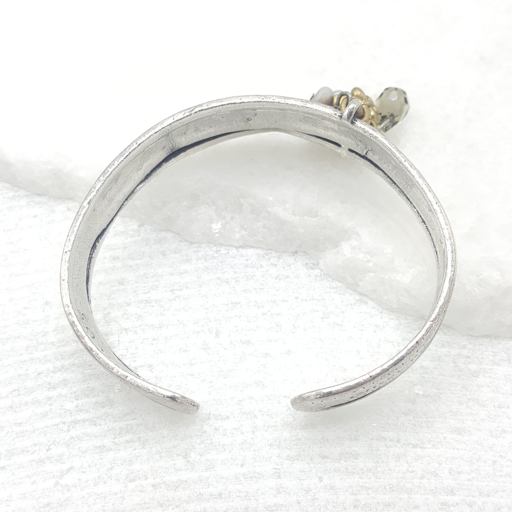 ✔Chicos Inspirational Quote Charm Cuff Bracelet - Picture 6 of 7